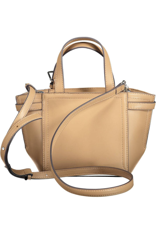 Elegant Brown Handbag with Versatile Straps
