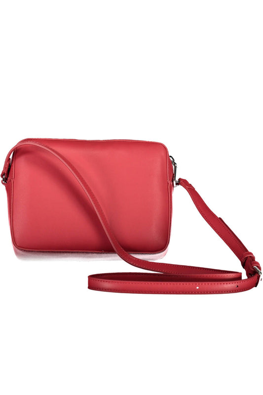 Chic Red Adjustable Shoulder Bag