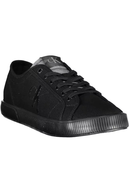 Sleek Black Sneakers With Eco-Conscious Design