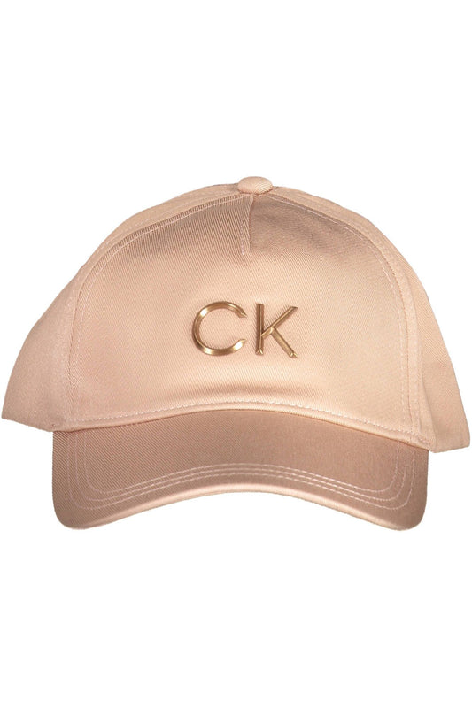 Chic Pink Visor Cap with Logo Detail