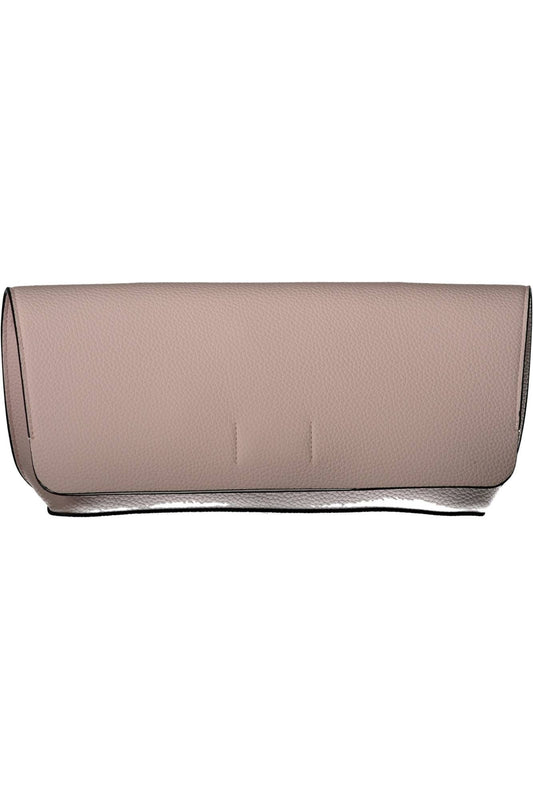 Chic Pink Clutch with Automatic Closure