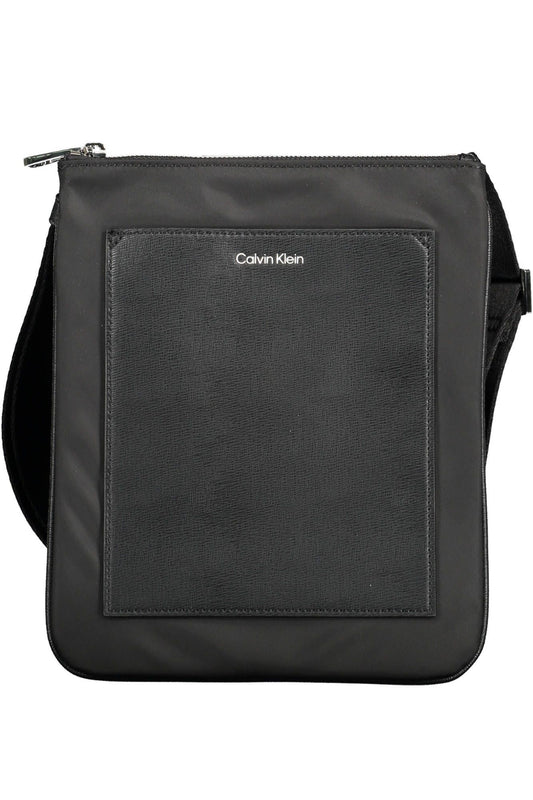 Sleek Contrast-Detail Shoulder Bag