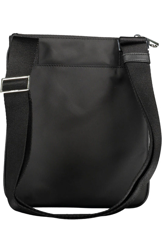 Sleek Contrast-Detail Shoulder Bag