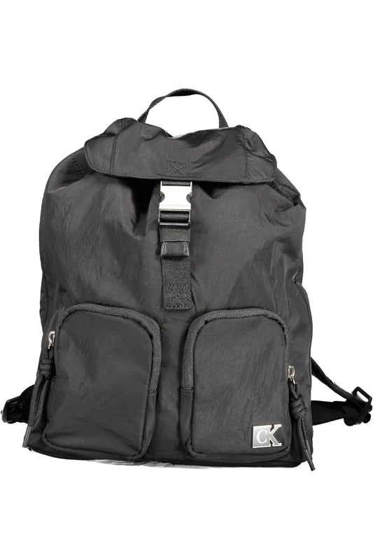 Sleek Urban Backpack with Contrasting Details