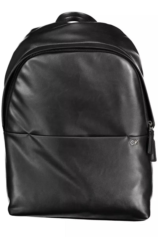 Eco-Conscious Sleek Black Backpack