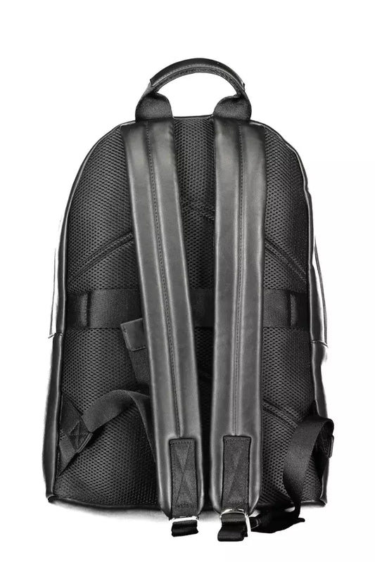 Sleek Black Eco-Conscious Backpack