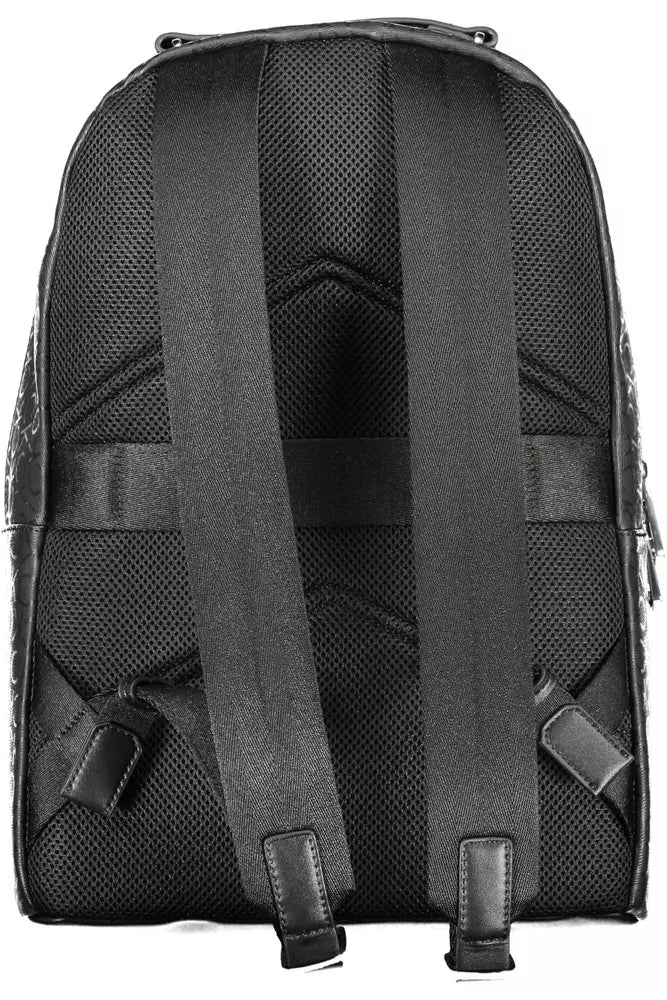 Eco-Chic Designer Backpack with Contrasting Details