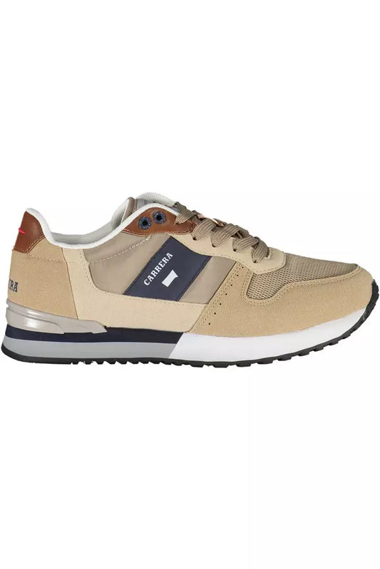 Beige ECO Leather Blend Sneakers