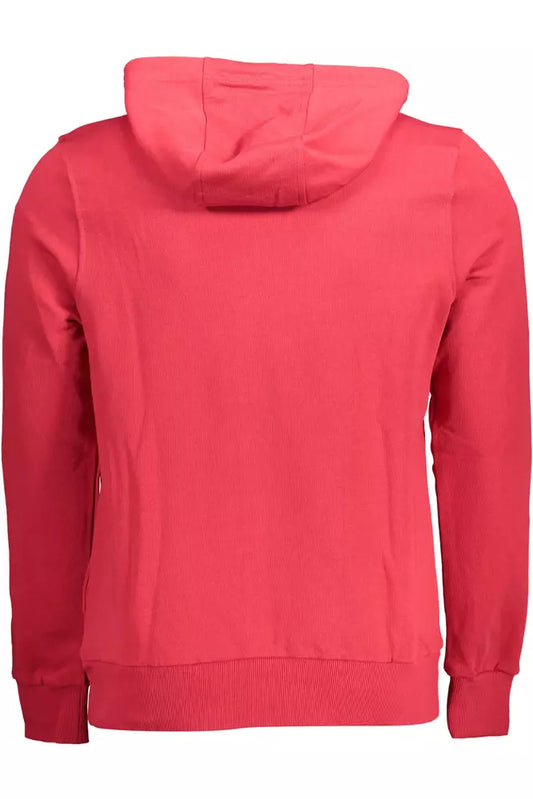 Crimson Couture Hooded Sweatshirt with Zip Detail