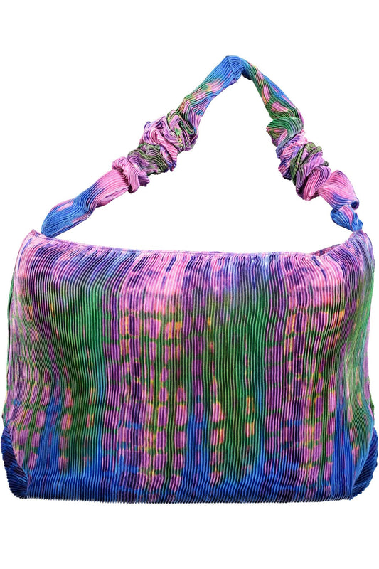 Vibrant Boho Chic Shoulder Bag with Logo Detail