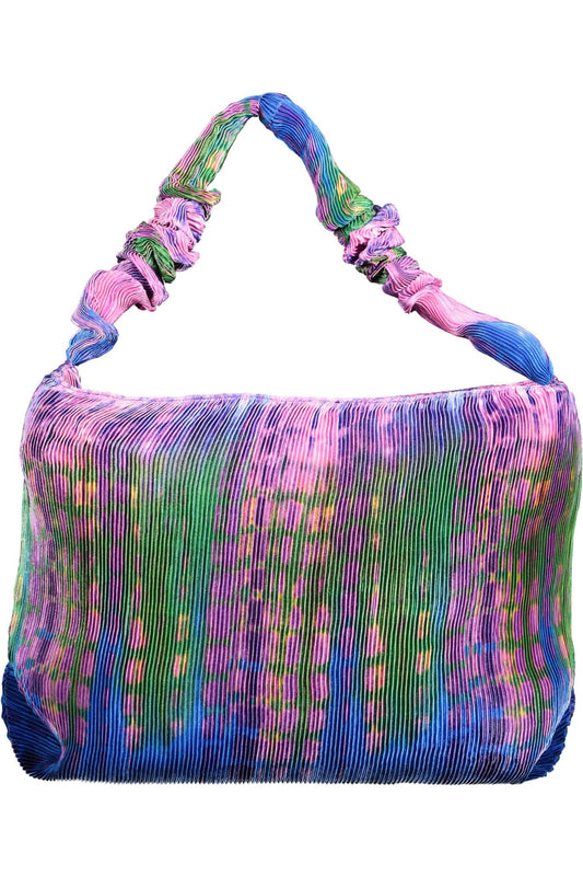 Vibrant Boho Chic Shoulder Bag with Logo Detail
