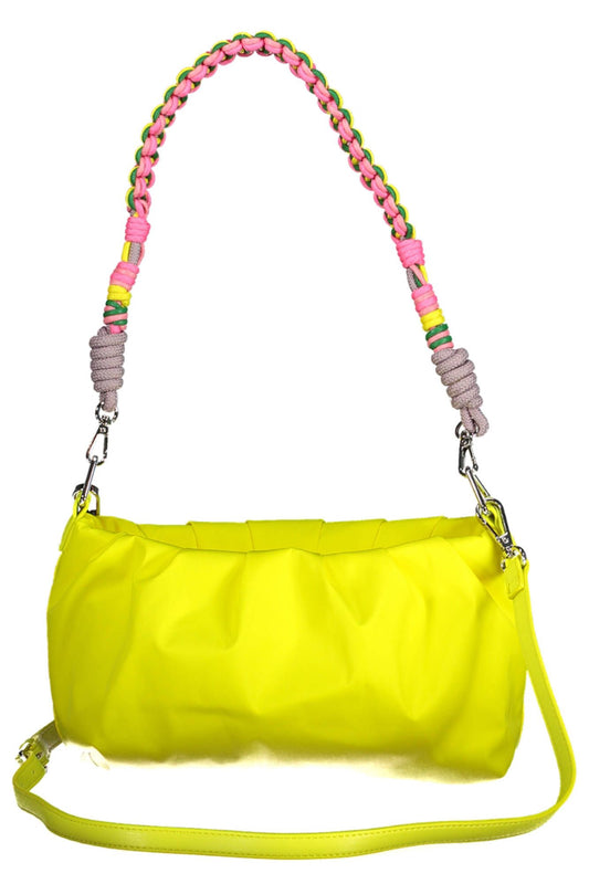 Vibrant Yellow Contrasting Detail Handbag