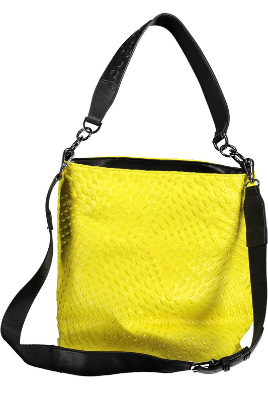 Yellow Polyurethane Handbag