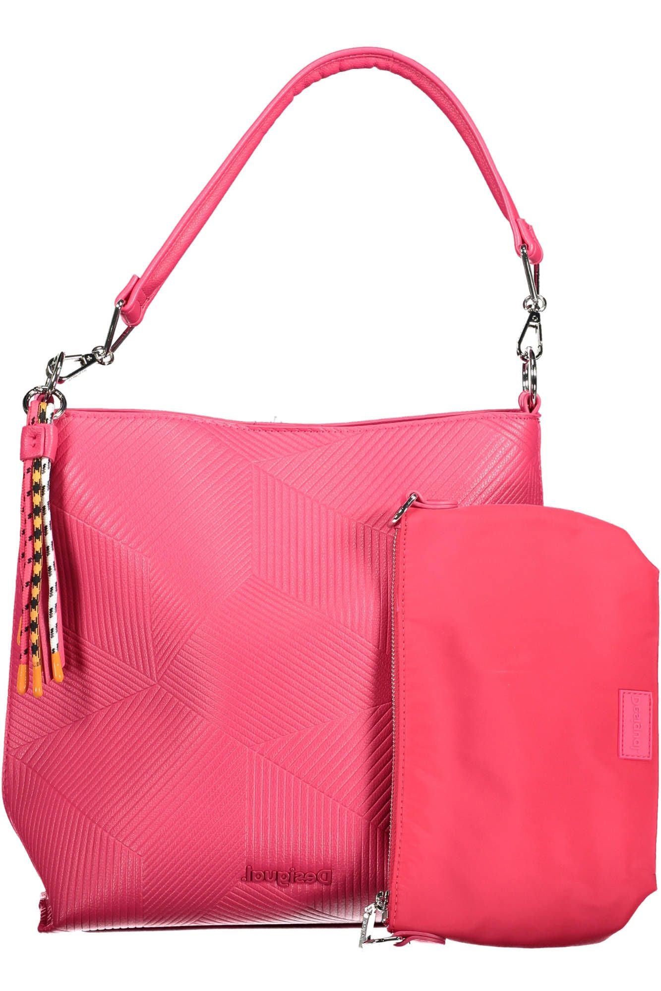 Vibrant Pink Convertible Handbag