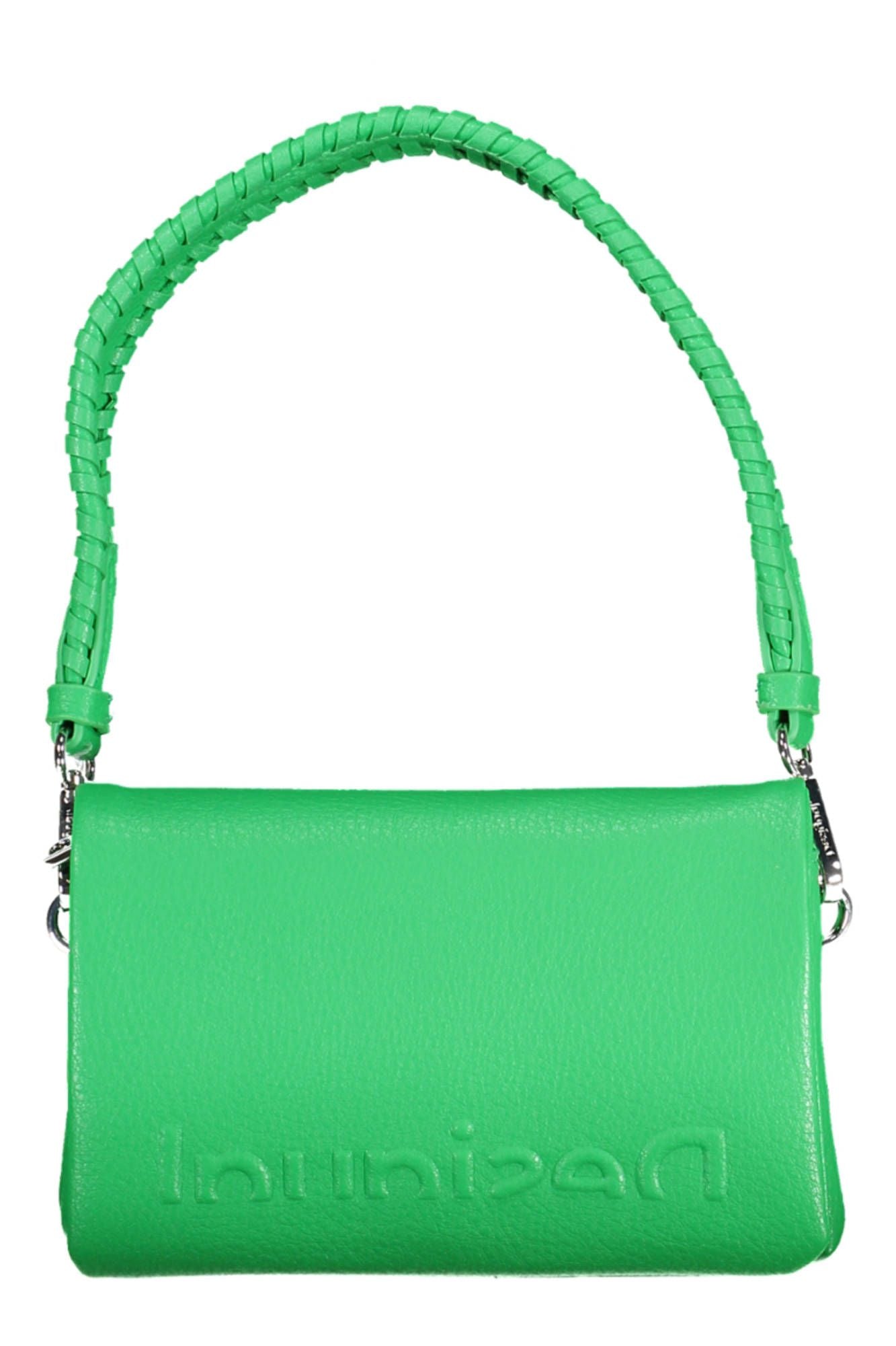 Green Polyurethane Handbag