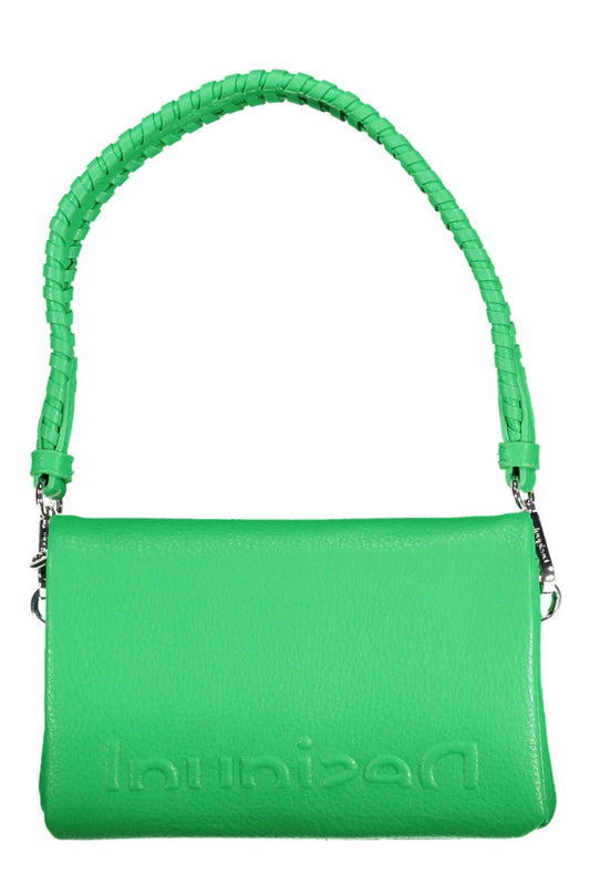Chic Emerald Green Convertible Handbag