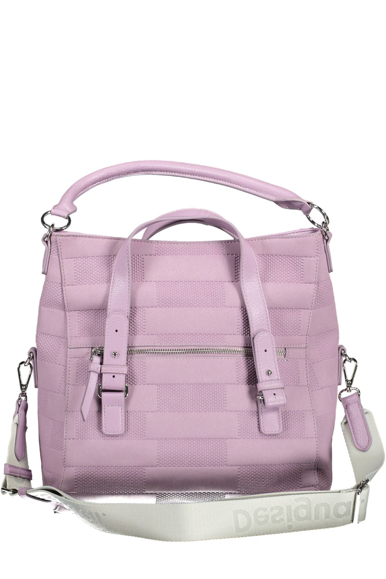 Elegant Purple Convertible Handbag