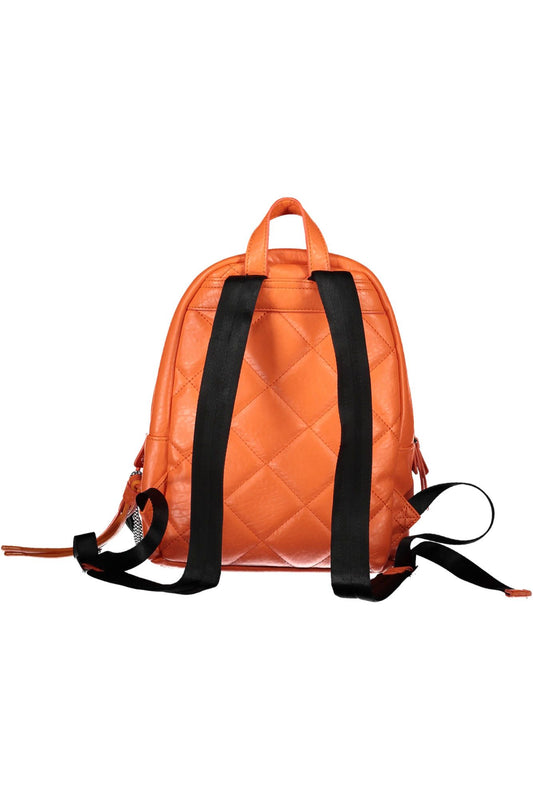 Orange Polyurethane Backpack