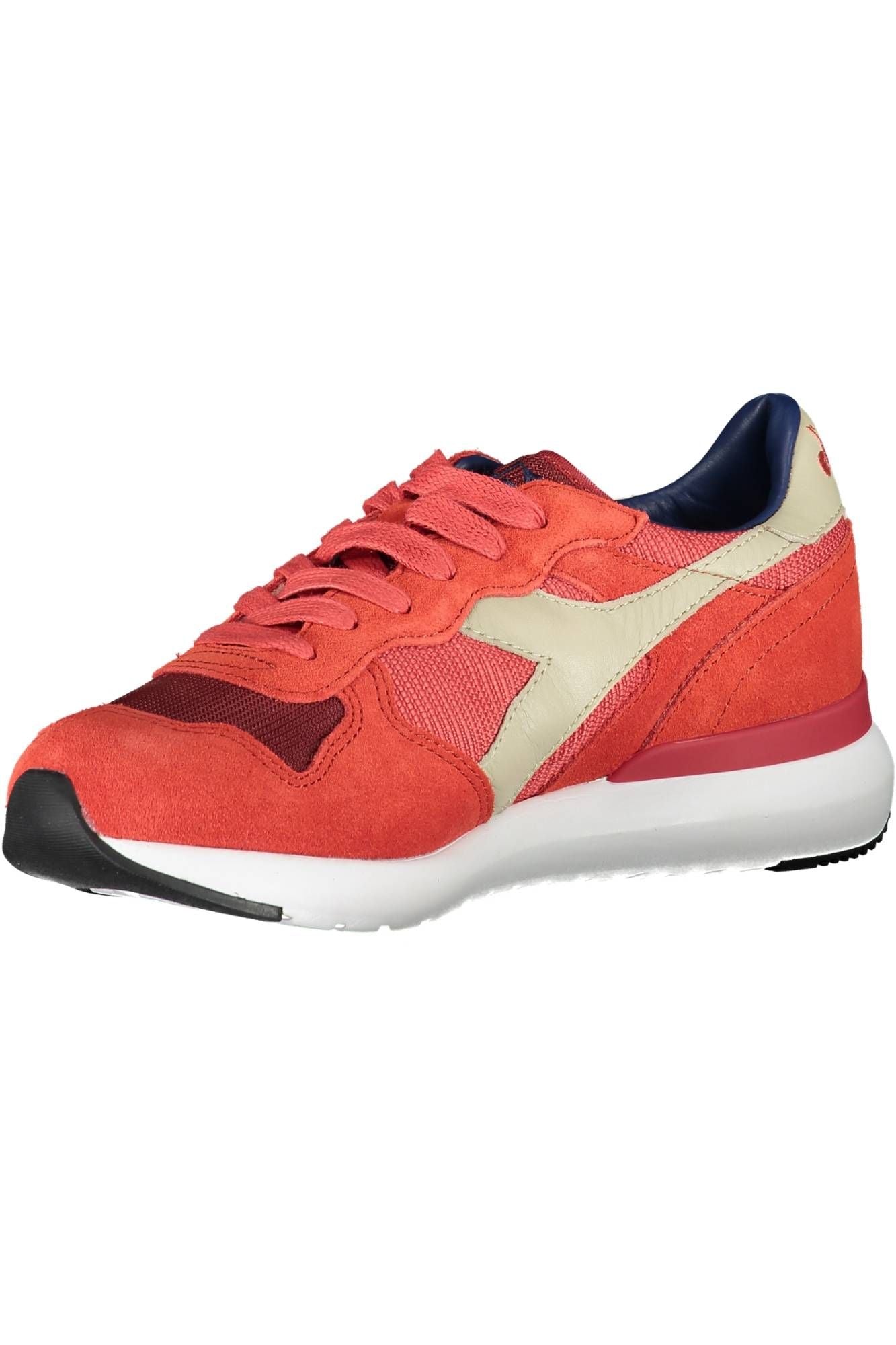 Sleek Red Athletic Sneakers with Contrasting Details