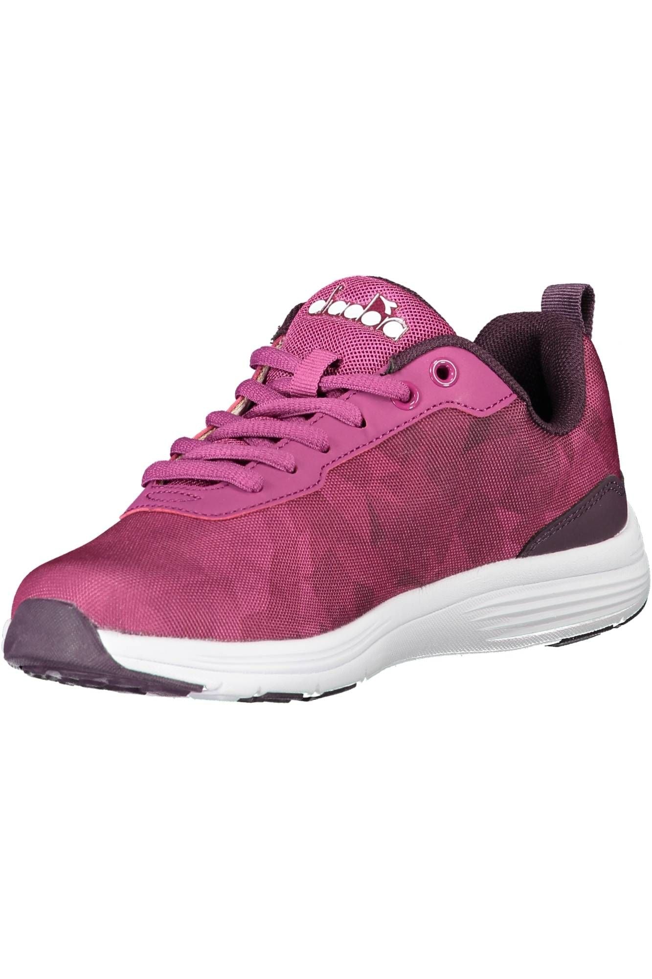 Chic Purple Sports Sneakers with Contrasting Sole