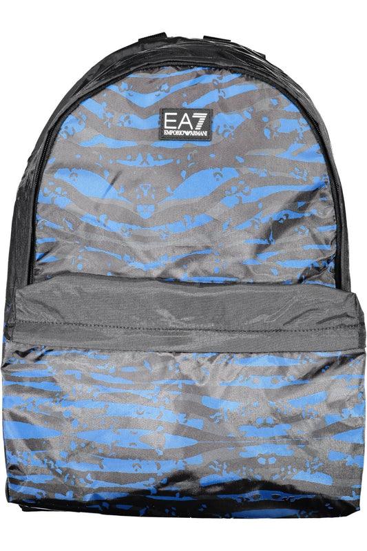 Sleek Blue Designer Polyamide Backpack