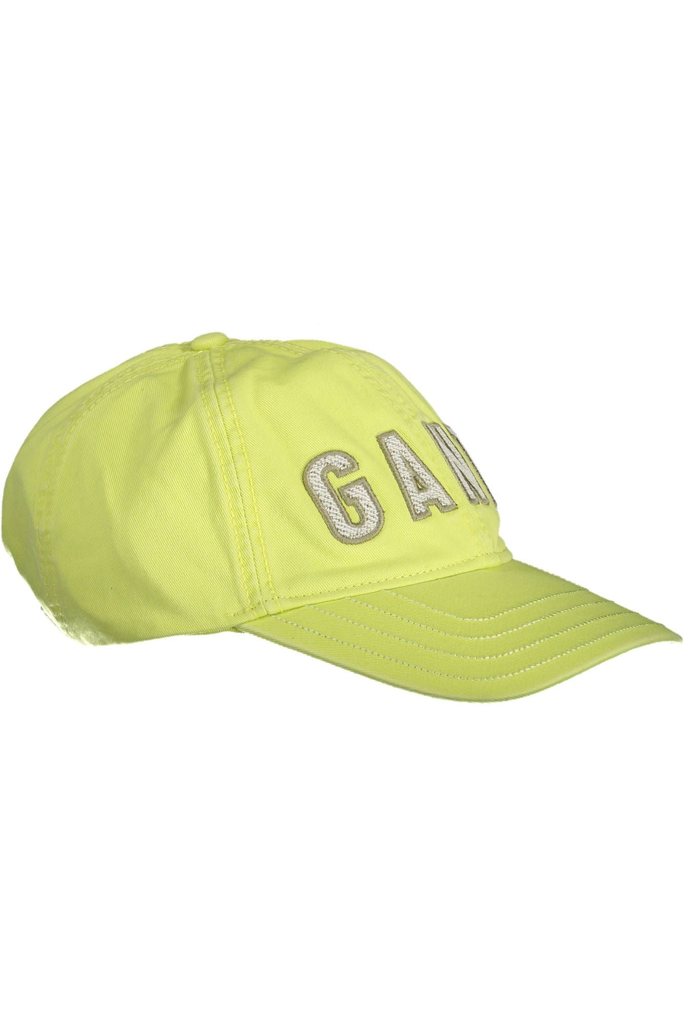 Chic Organic Cotton Visor Hat in Vibrant Yellow