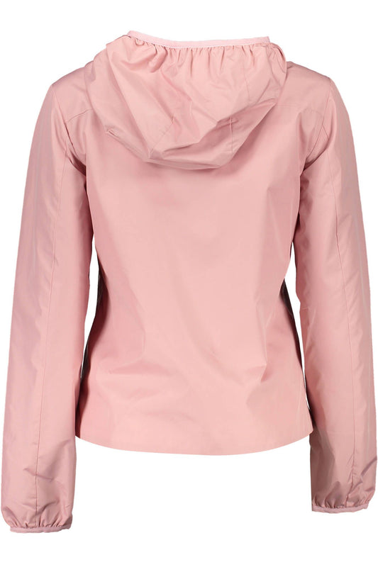 Elegant Pink Long Sleeve Sport Jacket
