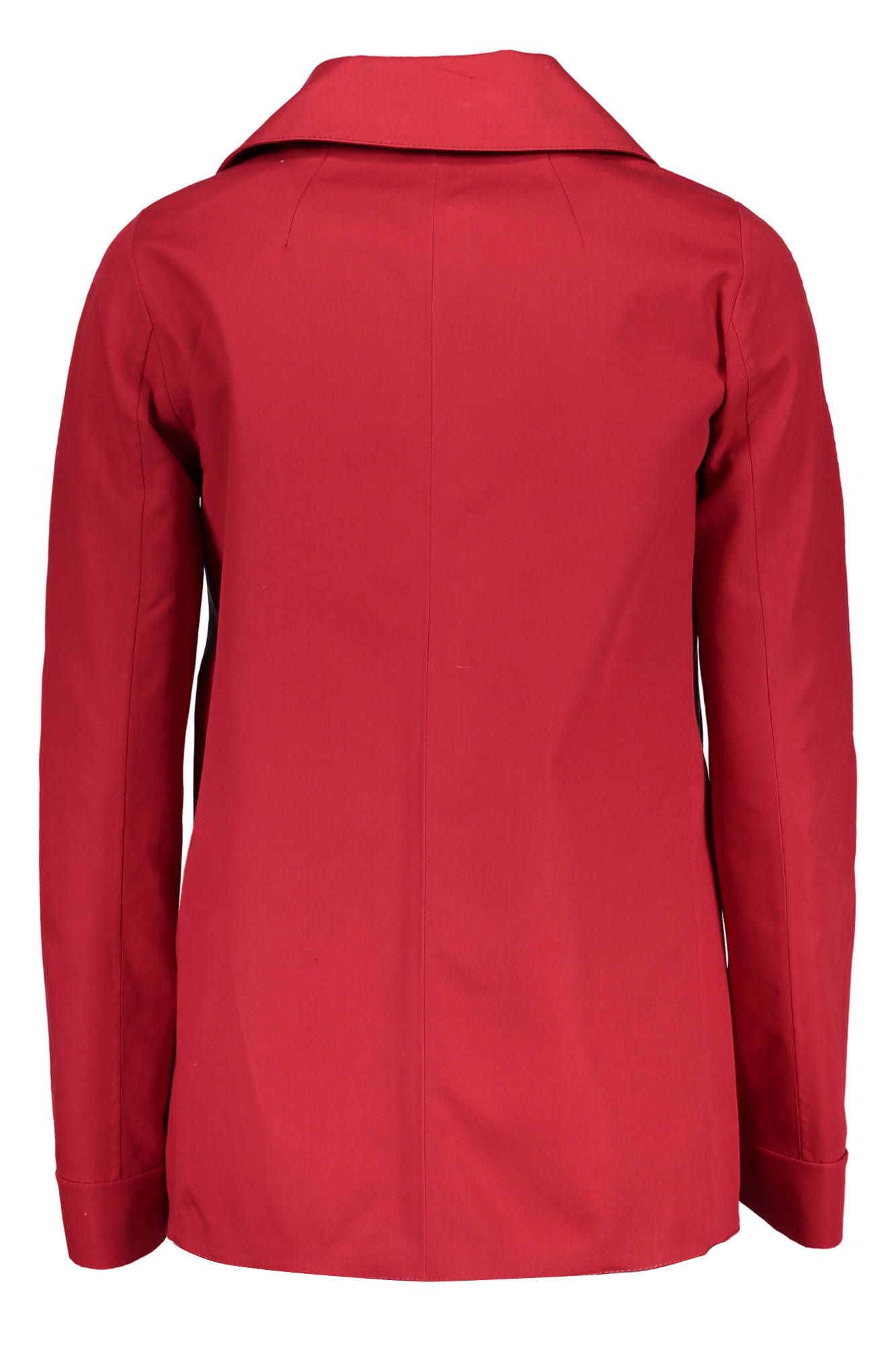 Chic Red Cotton Sports Jacket