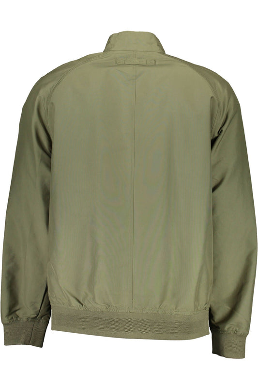 Elegant Green Sports Jacket with Zip Detail