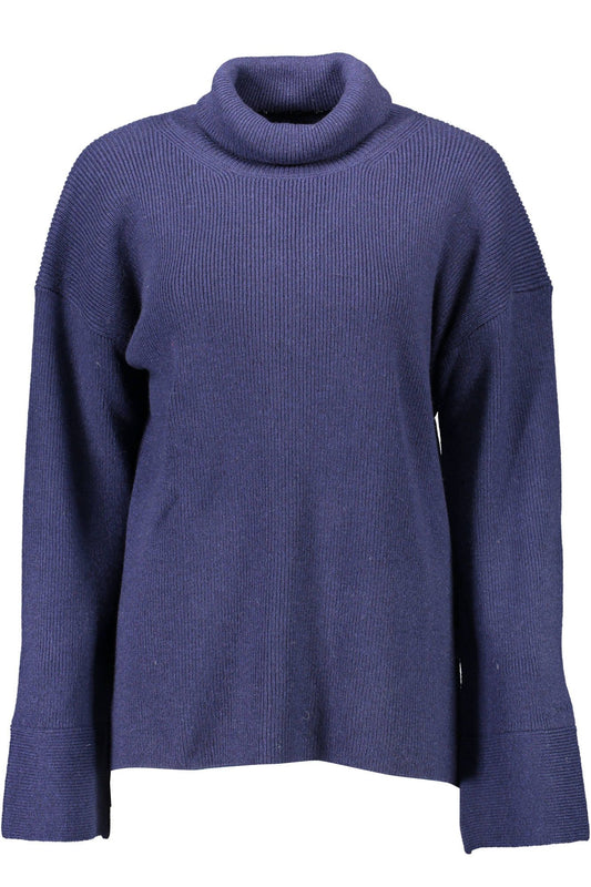 Chic High Collar Wool-Alpaca Blend Sweater