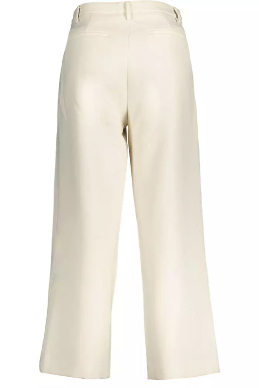 Chic Beige Four-Pocket Trousers