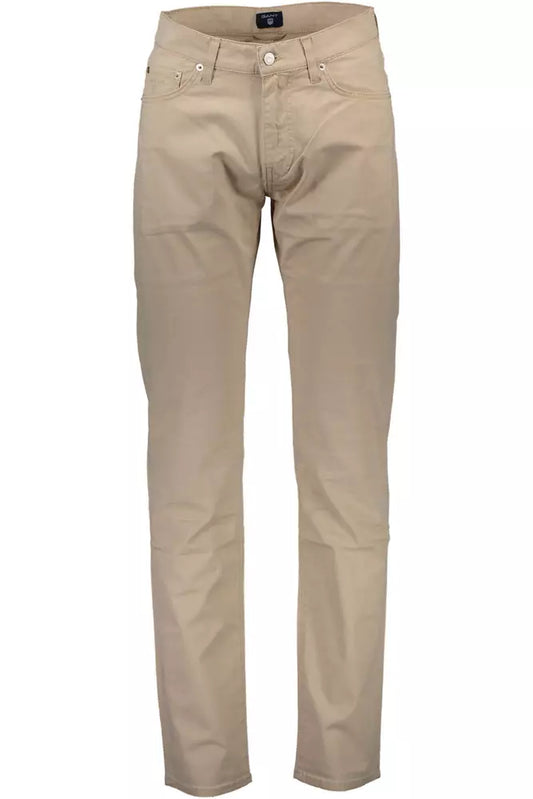 Beige Cotton Stretch Chinos Perfect Fit