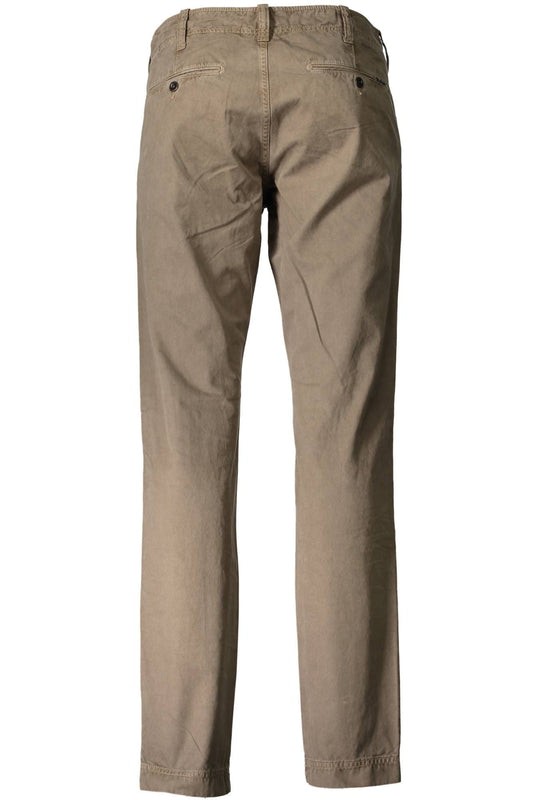 Elegant Cotton Four-Pocket Trousers