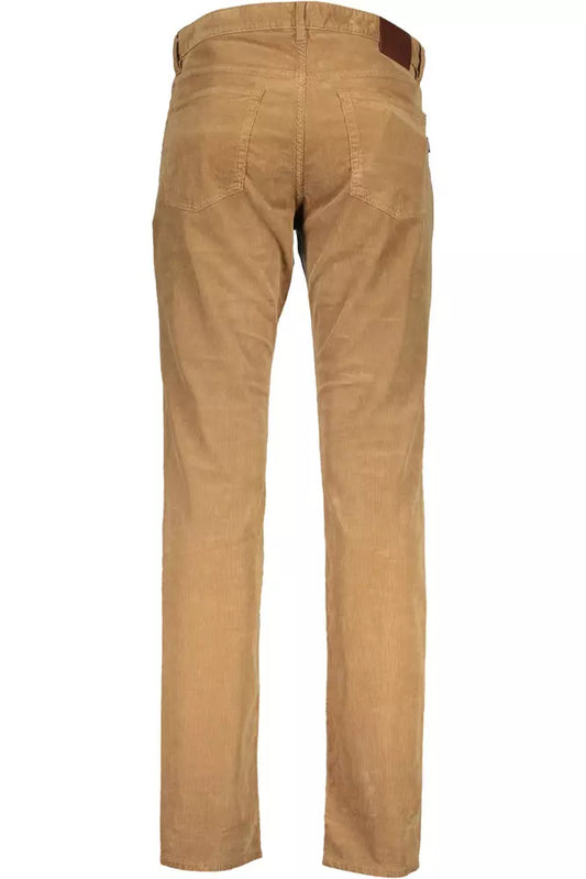 Classic Brown Five-Pocket Trousers