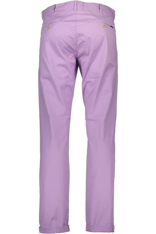 Chic Pink Cotton Trousers - Men's Sartorial Staple