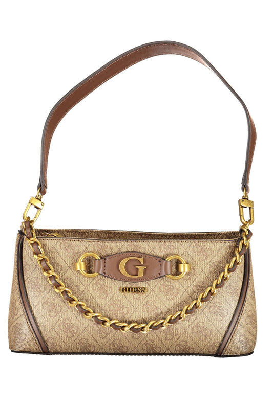 Beige Chic Chain-Handle Handbag