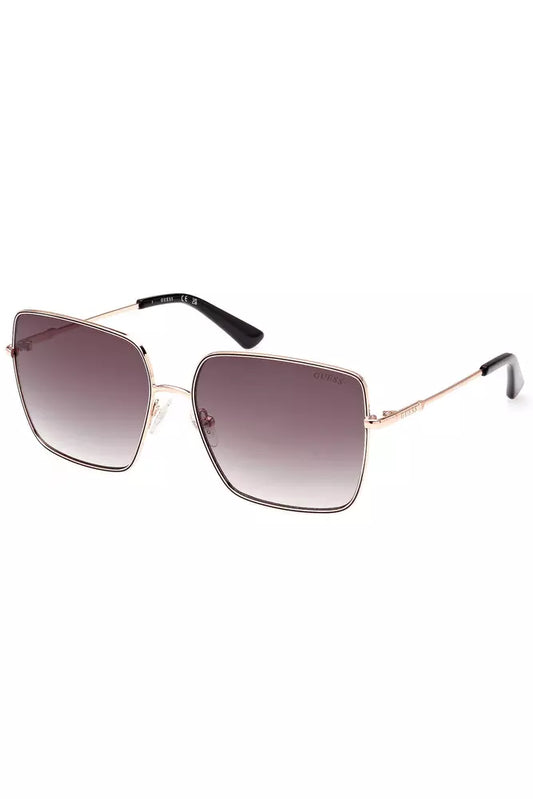 Chic Bronze Square Lens Sunglasses