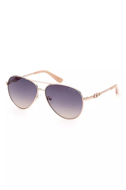 Chic Teardrop Light Blue Lens Sunglasses