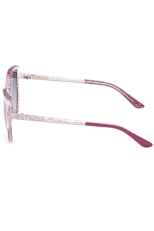 Chic Purple Injected Square Sunglasses
