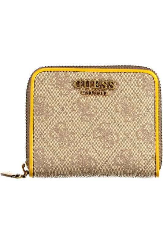 Chic Sunshine Yellow Wallet with Contrasting Details