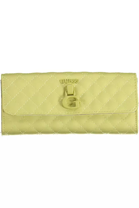 Chic Sunshine Yellow Tri-Fold Wallet