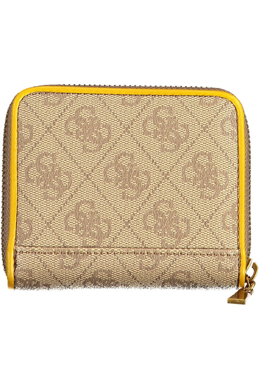 Chic Sunshine Yellow Wallet with Contrasting Details