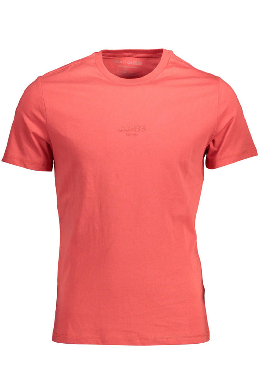 Slim Fit Organic Cotton T-Shirt in Bold Red