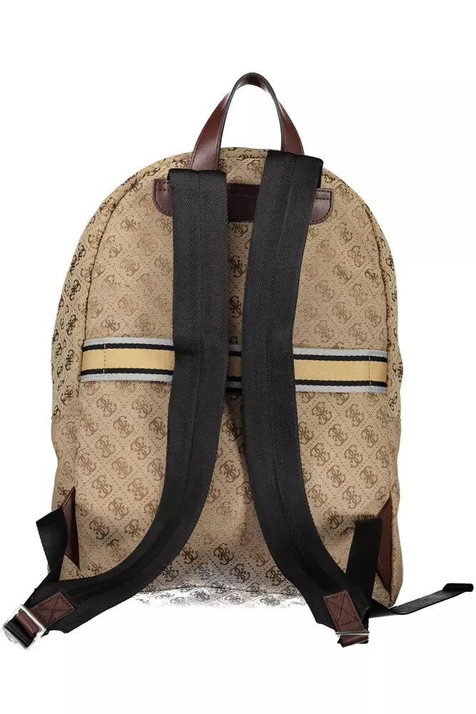 Elegant Brown Backpack with Laptop Space