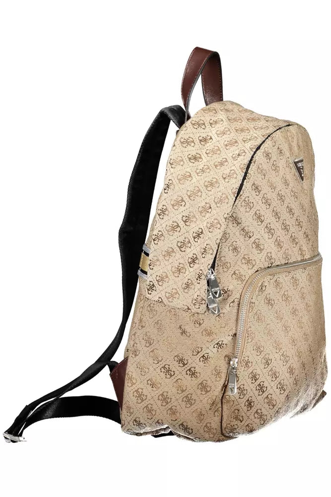 Elegant Brown Backpack with Laptop Space