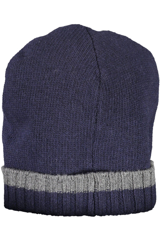 Embroidered Wool Cap with Contrasting Details