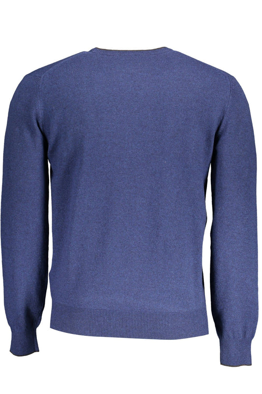 Sophisticated Blue Wool Sweater