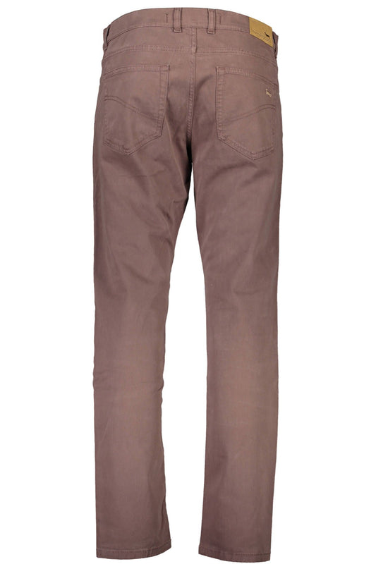 Elegant Narrow Fit Brown Trousers