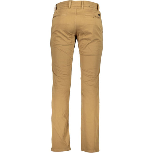 Slim Fit Five-Pocket Cotton Blend Trousers