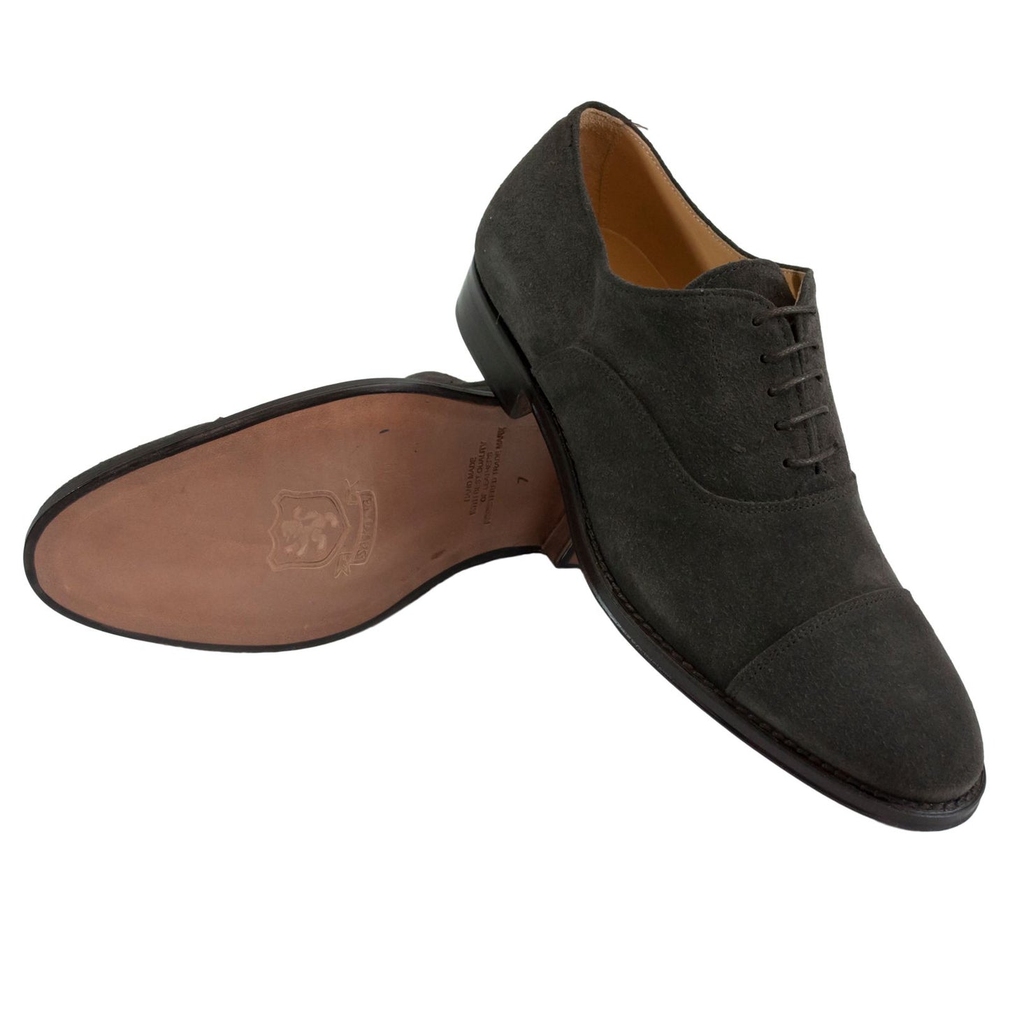 Elegant Dark Brown Suede Formal Shoes